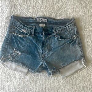 A/X Armani Exchange Cutoff Denim Shorts